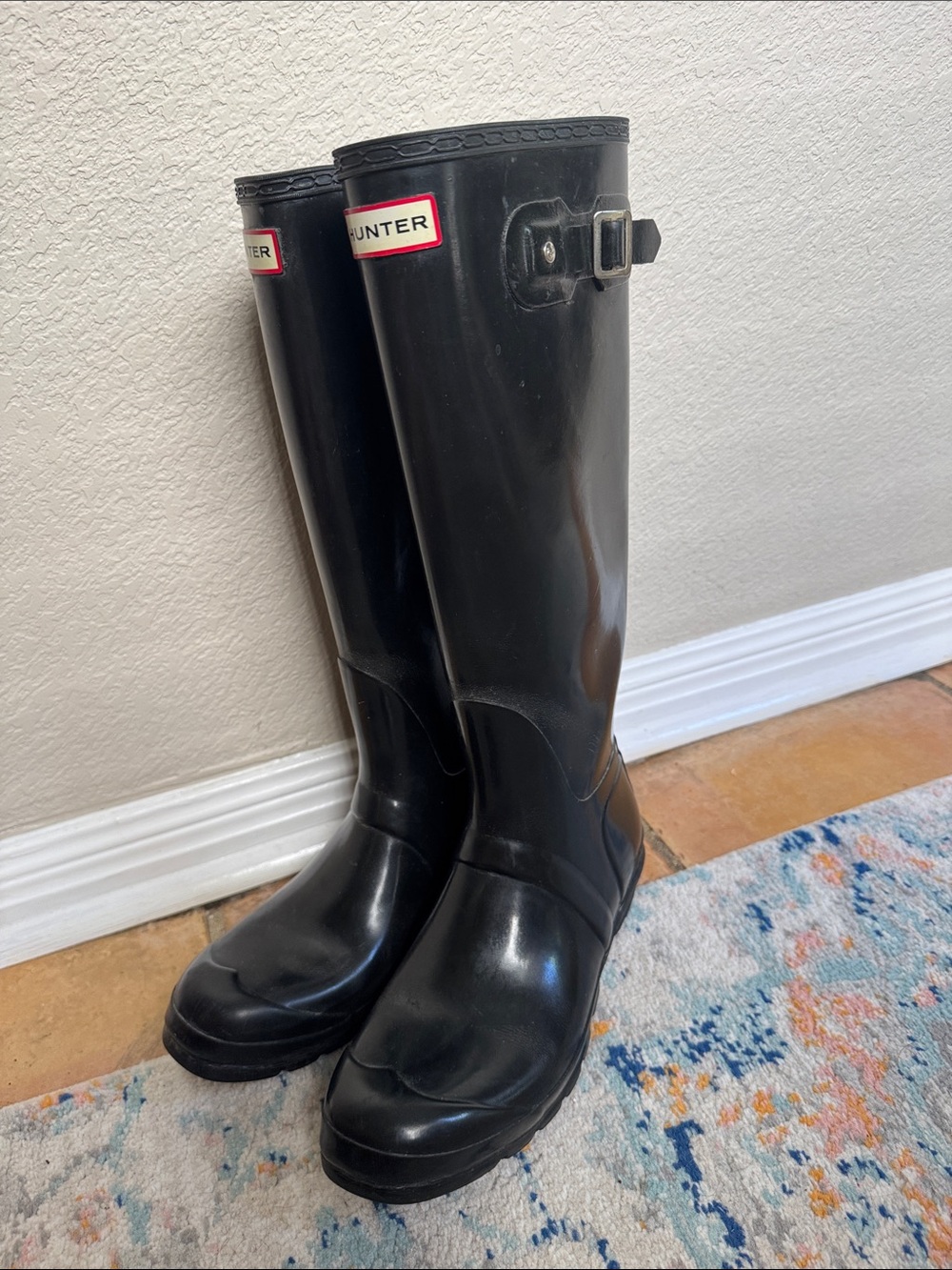 Hunter Black Men's Waterproof Rain & Snow Boots